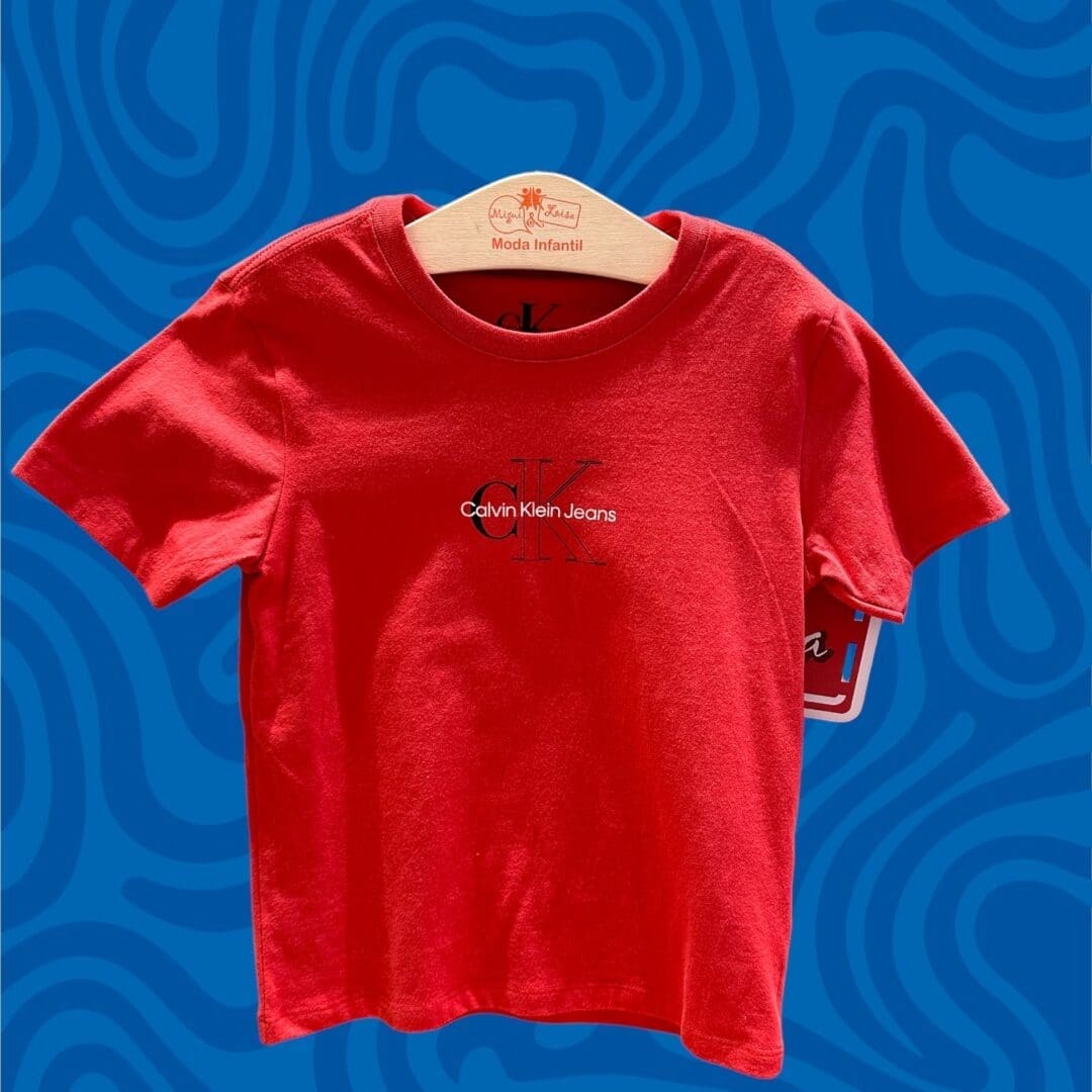 Camiseta MC CKJ Boy Reissue Menino Calvin Klein