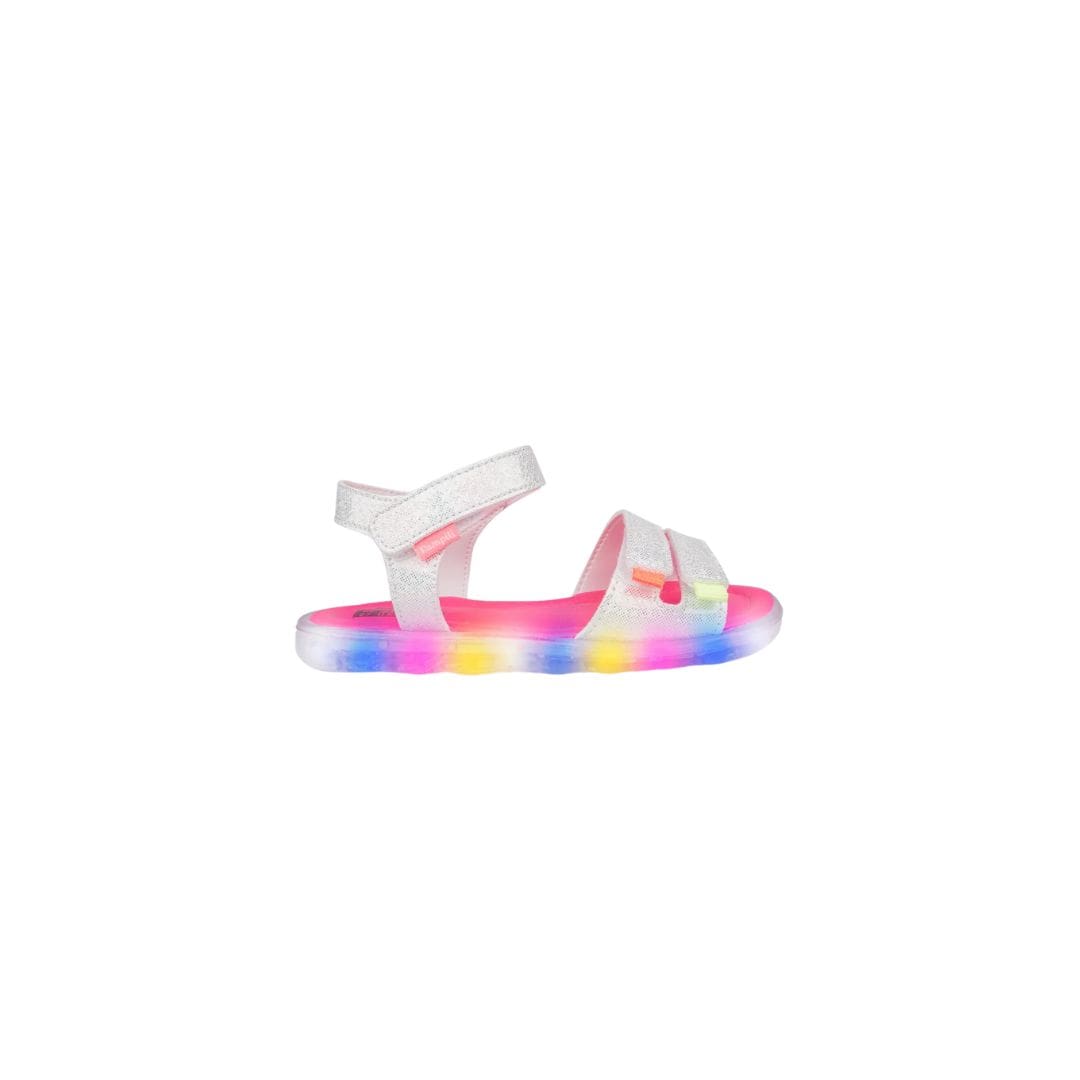 Sandália de Led Lulli Foil Holográfico Menina Pampili - Imagem 3