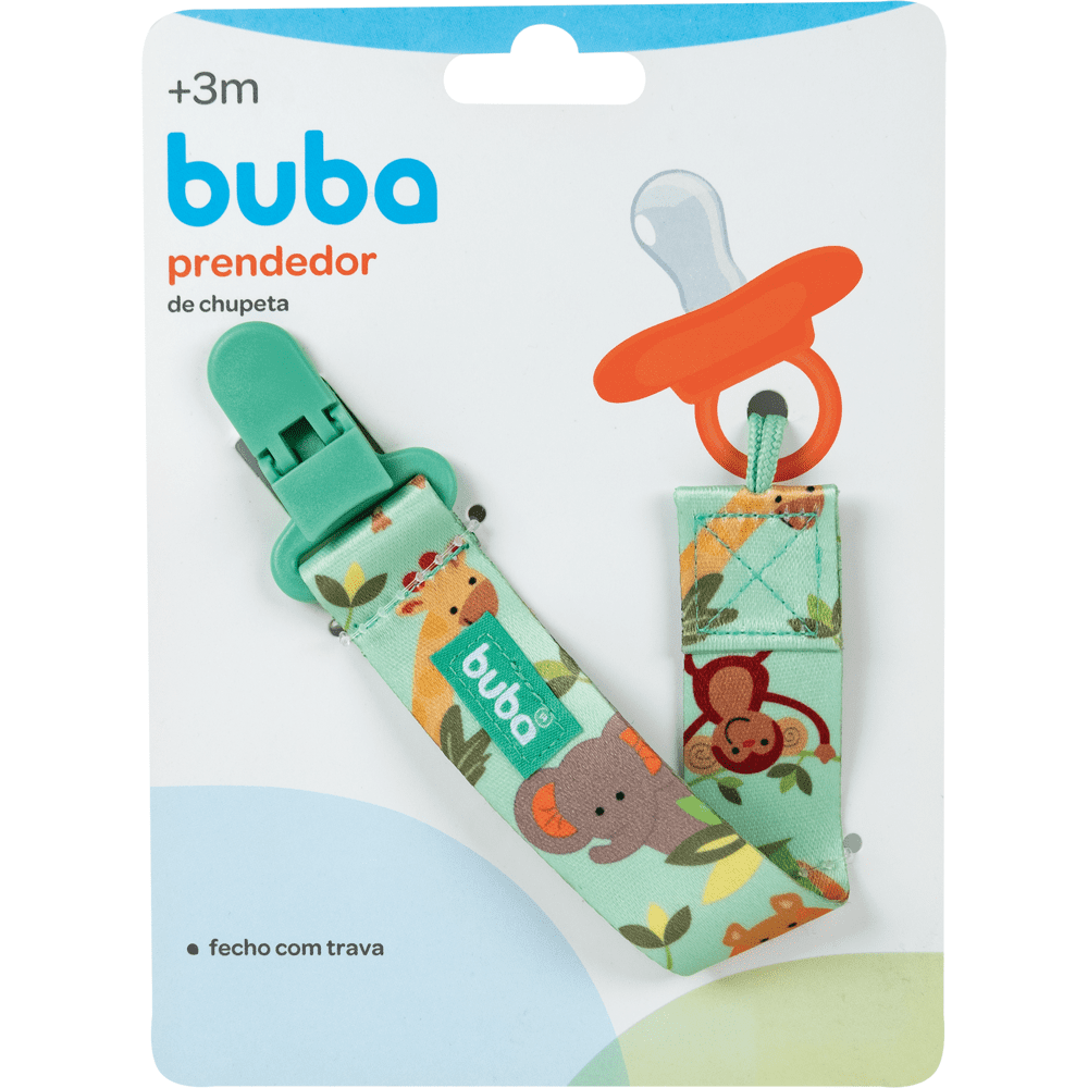 Prendedor de Chupeta Safari Buba