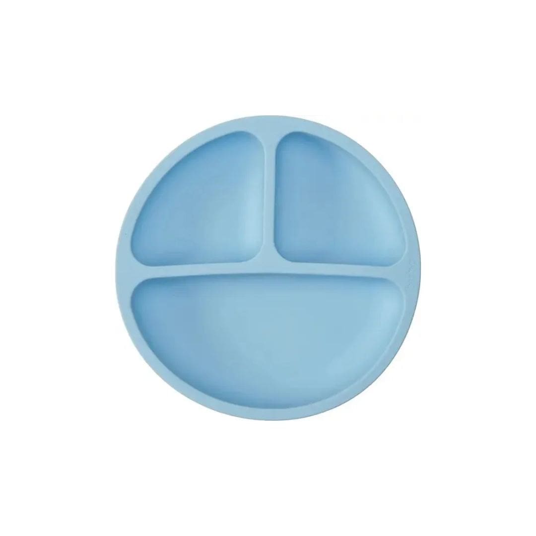 Pratinho em Silicone com Ventosa Buba Azul