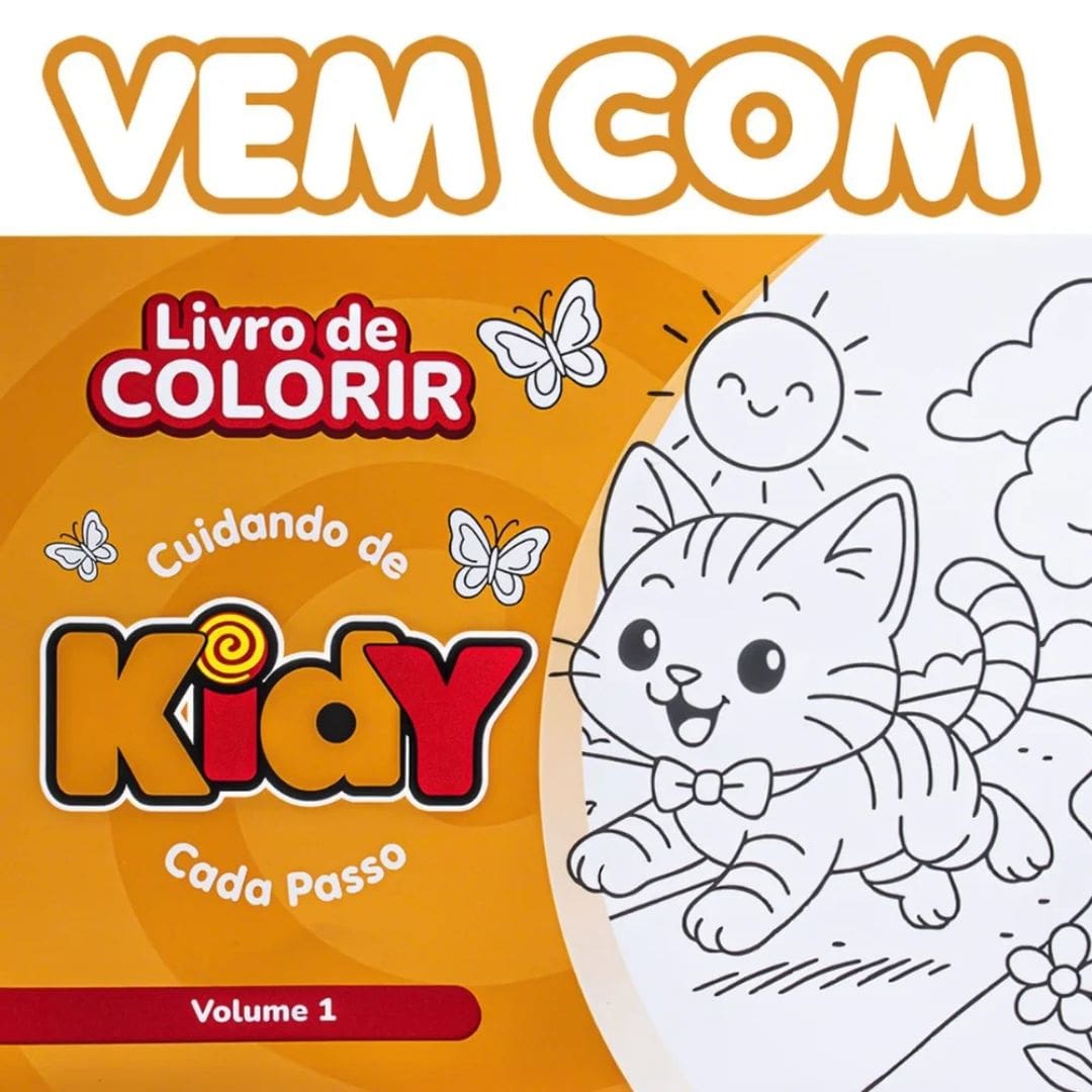 Tênis Kidy Hype Goods Menina Branco Rosa - Imagem 2